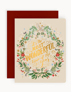 "It's the most wonderful time of the year" Christmas Card