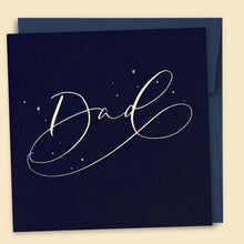 Load image into Gallery viewer, Dad Constellations Card | Navy