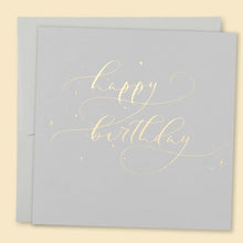 Load image into Gallery viewer, Happy Birthday Constellations Card | Grey