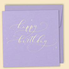 Load image into Gallery viewer, Happy Birthday Constellations Card | Lavender