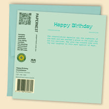 Load image into Gallery viewer, Happy Birthday Constellations Card | Mint