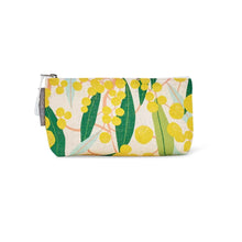 Load image into Gallery viewer, Linen Cotton Cosmetic Bag Small | Golden Wattle