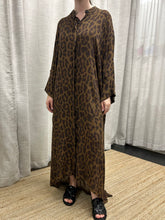 Load image into Gallery viewer, Leopard Shirt Dress | Mocha