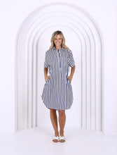 Load image into Gallery viewer, Karina Dress | Navy/White Stripe