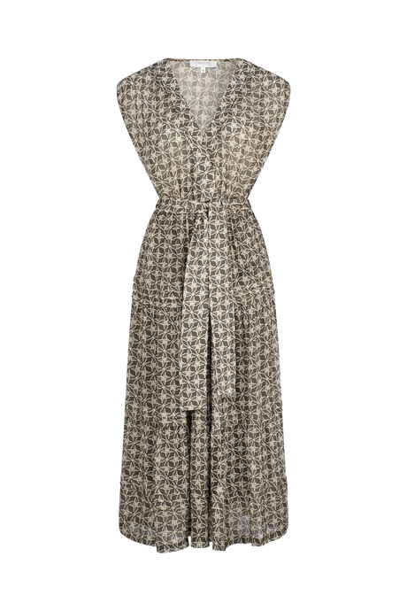 Ada V Neck Dress | Olive