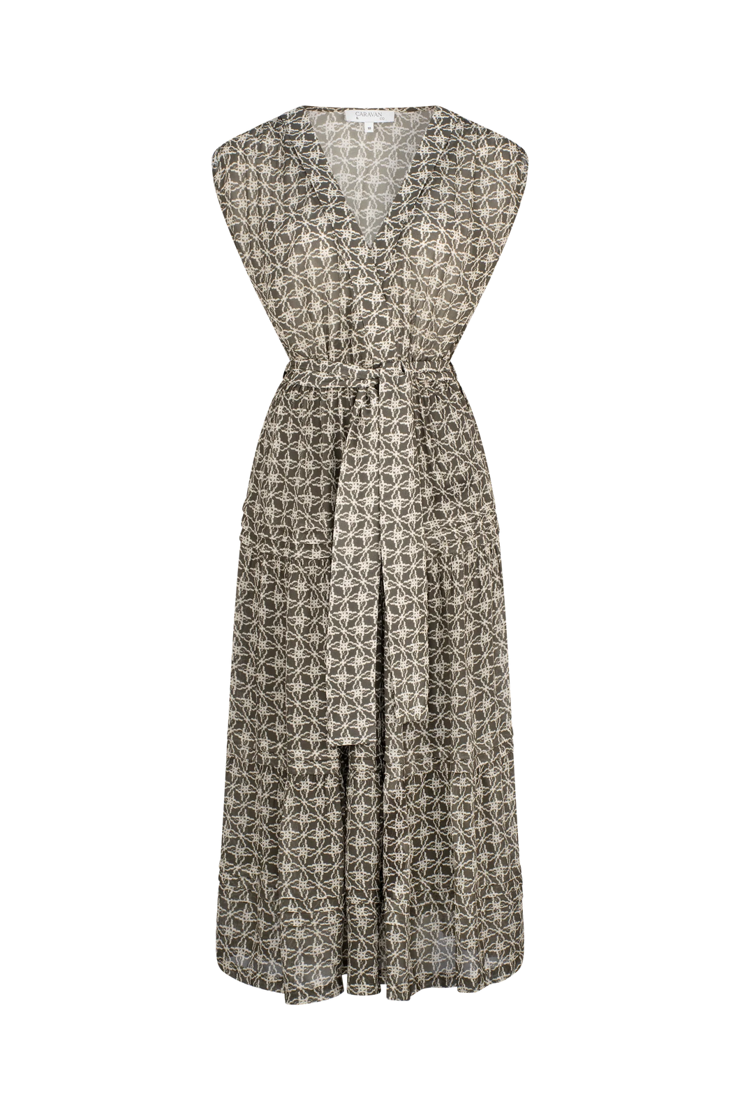 Ada V Neck Dress | Olive