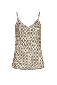 Ada Silk Bias Cami | Olive