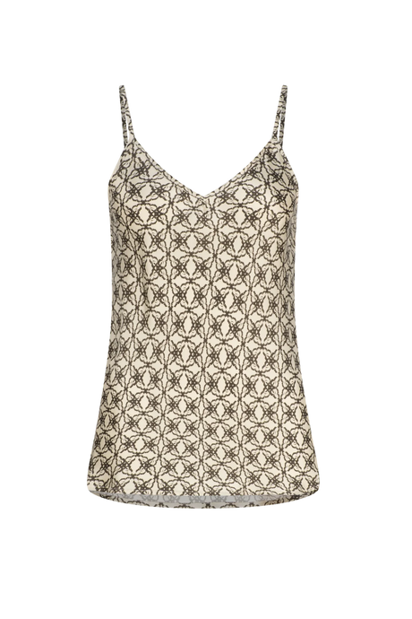 Ada Silk Bias Cami | Olive