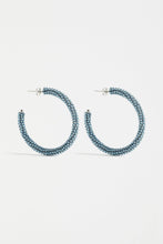 Load image into Gallery viewer, Kolle Hoop Earring | Denim