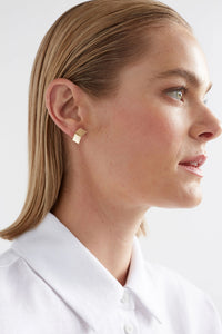 Saha Stud Earring | Gold