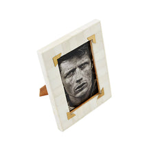 Load image into Gallery viewer, Shaba Bone/Brass Photo Frame 4x6