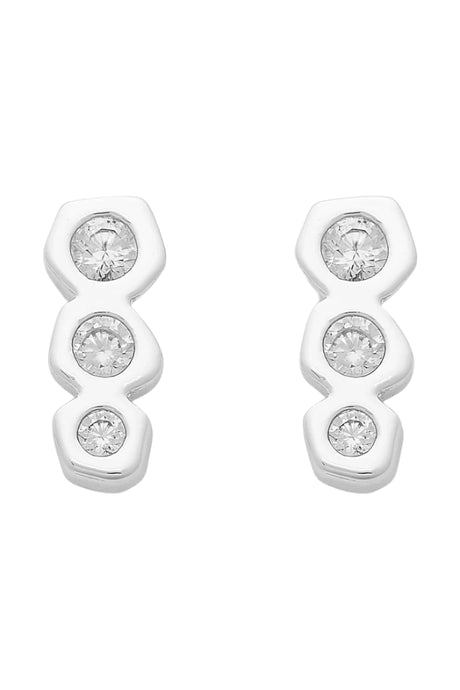 Petite Camille Silver Earring