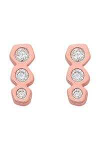 Petite Camille Rose Gold Earring