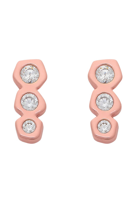 Petite Camille Rose Gold Earring