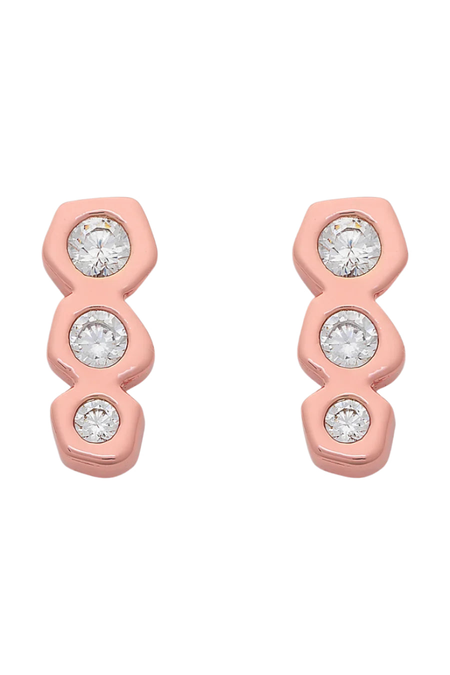 Petite Camille Rose Gold Earring