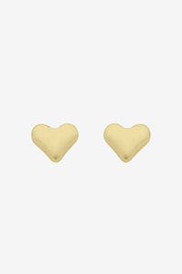 Mariel Soft Gold Heart Earring