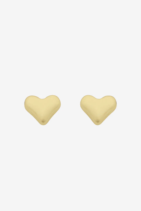 Mariel Soft Gold Heart Earring