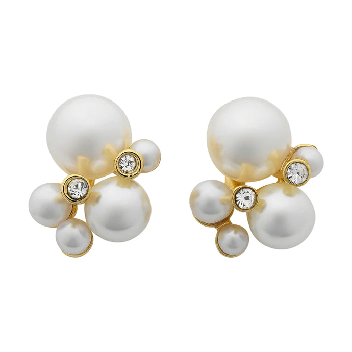 Rochelle Gold Pearl Earring