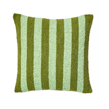 Load image into Gallery viewer, Boucle Striped Cushion | Olive