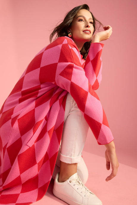 Casablanca Cardigan | Chilli/Pink
