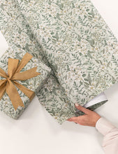 Load image into Gallery viewer, Gift Wrap Roll 3m - Ivory Garden