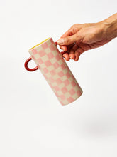 Load image into Gallery viewer, Griffe Bud Vase Pink Check