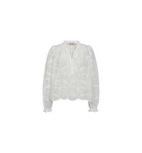 Tazzin Caza Blouse | White