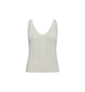 Cressida Melange Knit | Ecru