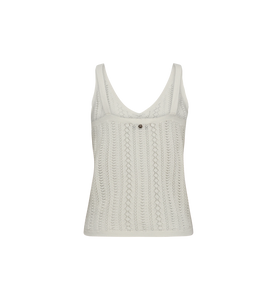 Cressida Melange Knit | Ecru