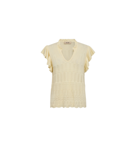 Ryett Knit Blouse | Lemon Icing