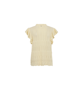 Ryett Knit Blouse | Lemon Icing