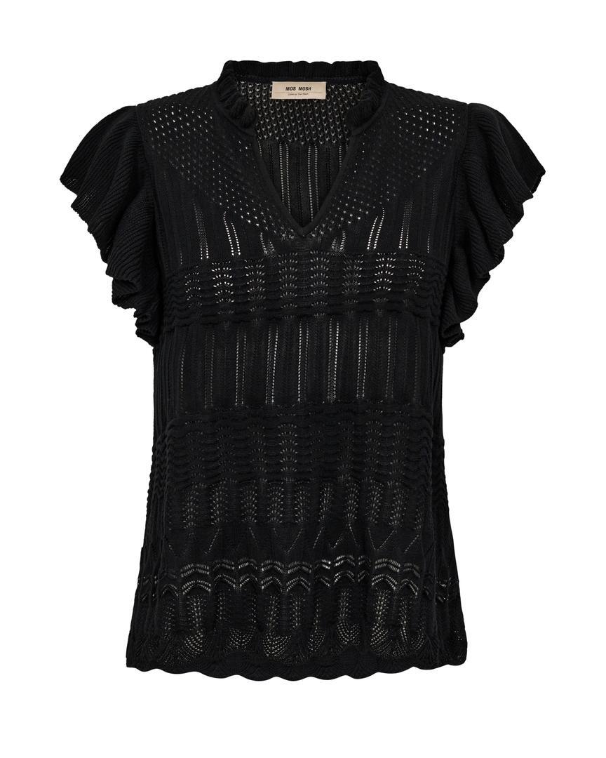 Ryett Knit Blouse | Black