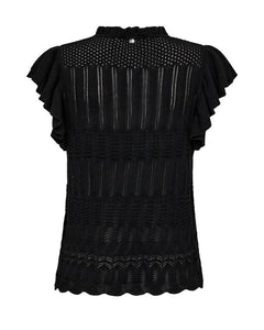 Ryett Knit Blouse | Black