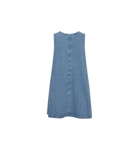 Aya Denim Dress | Light Blue