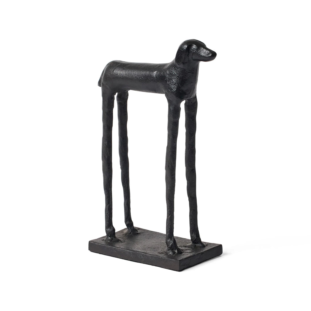 Helsi Dog Sculpture | Aged Bronze