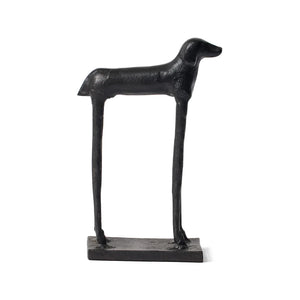 Helsi Dog Sculpture | Aged Bronze