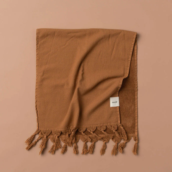 Vintage Wash Hand Towel | Terracotta