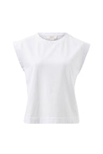Load image into Gallery viewer, Extended Shoulder Tee / White