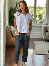 Load image into Gallery viewer, Darcy Pant | Charcoal Linen