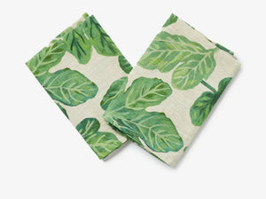 Fig Green Napkins (set of 4)