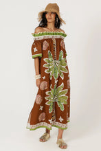 Load image into Gallery viewer, The Palm Eden Off Shoulder Dress