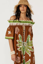 Load image into Gallery viewer, The Palm Eden Off Shoulder Dress