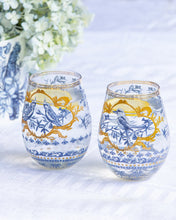 Load image into Gallery viewer, Glass Tumblers Large Pieces of Poetry (Set of 2 Glasses)
