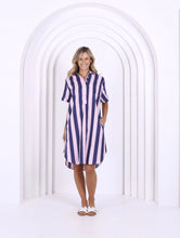 Load image into Gallery viewer, Karina Dress | Pink/Navy Stripe