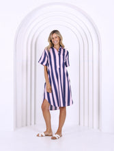 Load image into Gallery viewer, Karina Dress | Pink/Navy Stripe