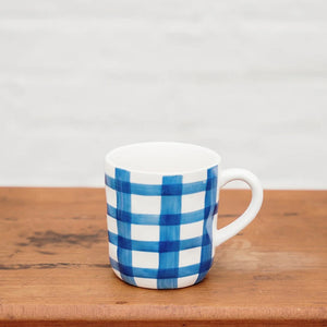Mug | classic blue gingham
