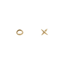 Load image into Gallery viewer, Kiss Hug Studs | Gold