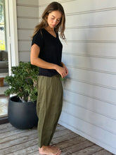 Load image into Gallery viewer, Frankie Pant | Army Linen