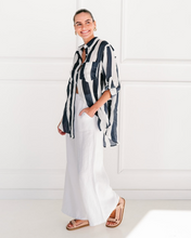 Load image into Gallery viewer, Stripe Shirt | Navy Stripe