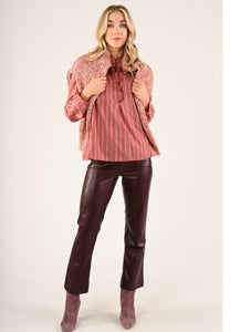 Garnet Biles Stripe Blouse